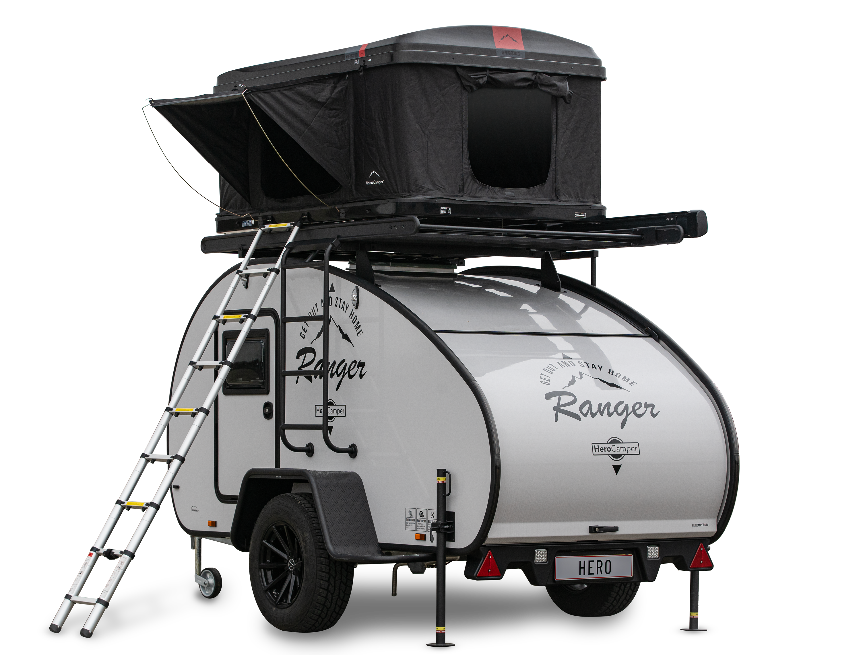 HeroCamper mit Galileo Dachzelt bei mycamperbox in Babenhausen mieten