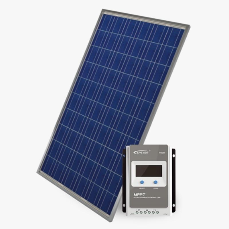 Solpanel 100W inkl. Epever og Bluetooth (1)