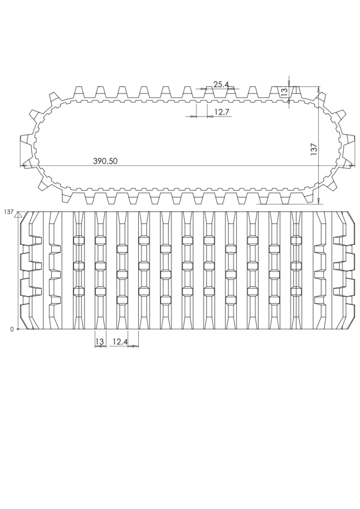 Dimensions Belt 1500