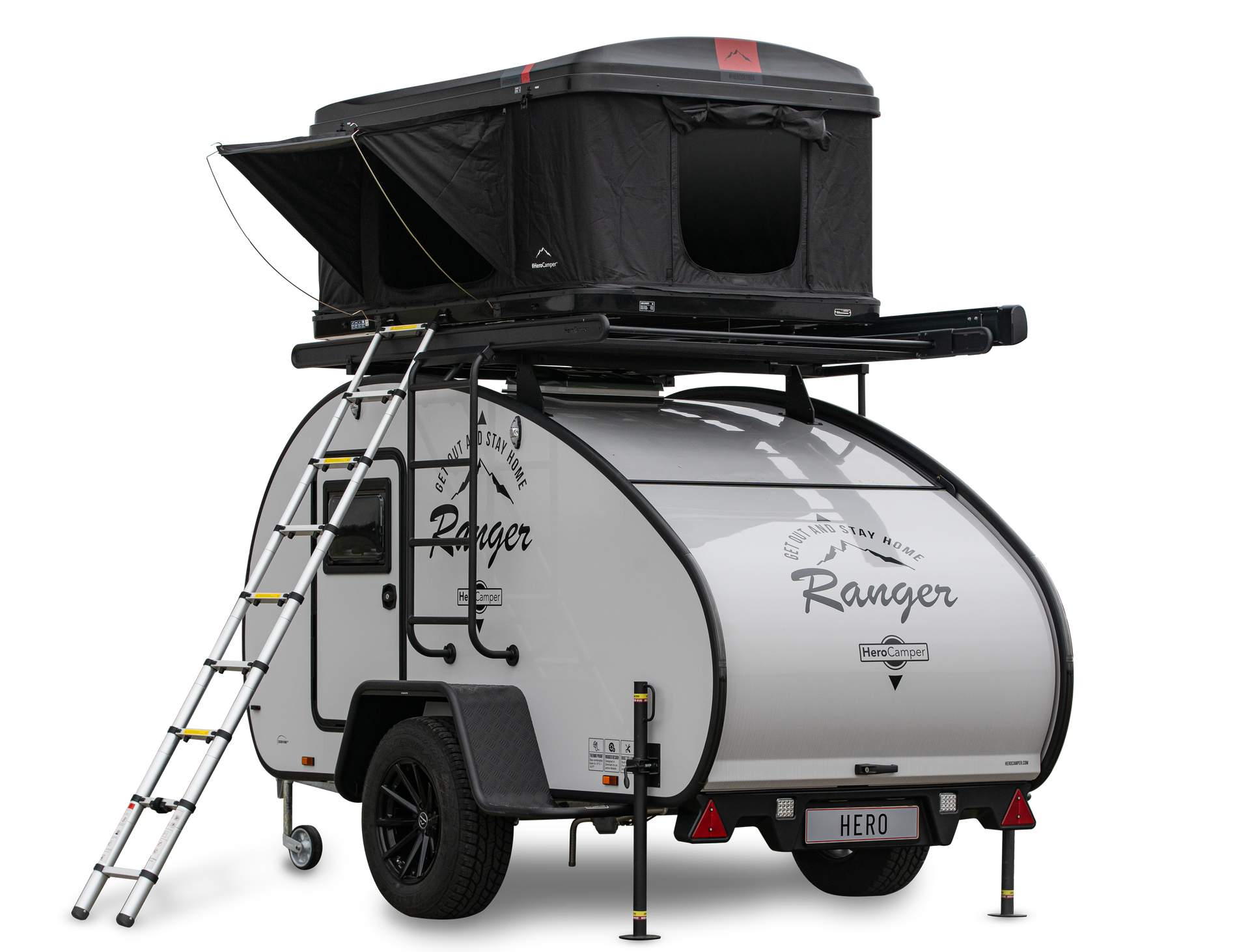 Vermietung ein HeroCamper mit einem Galileo Dachzelt (bis zu 5 Persone