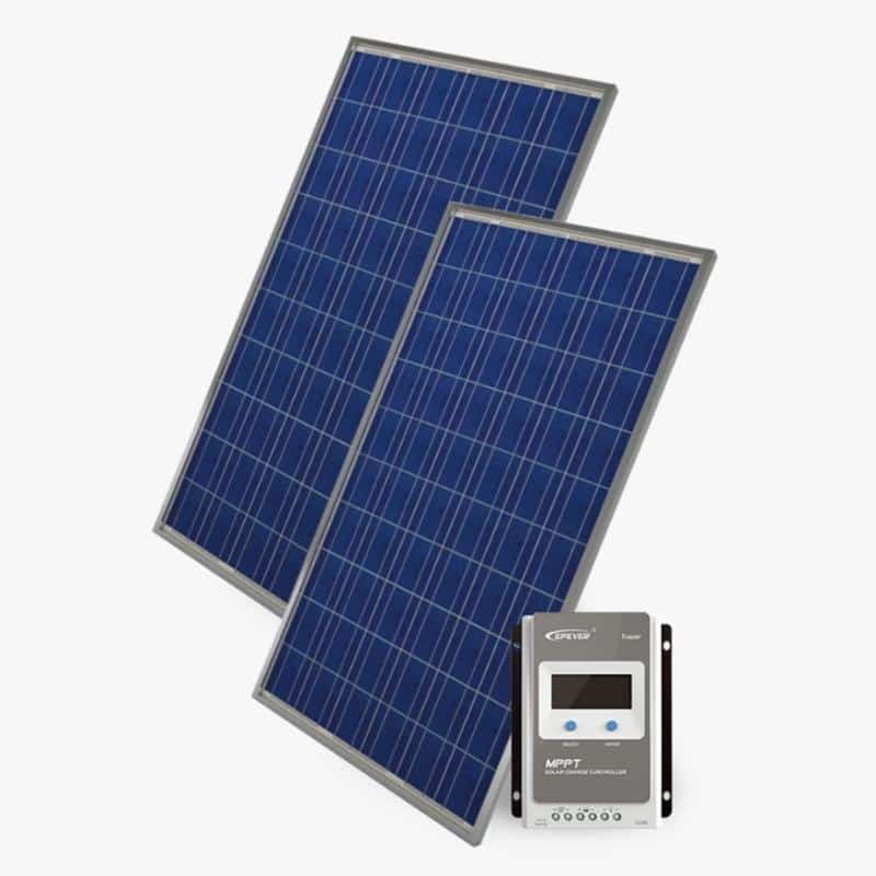Solpanel 200W inkl. Epever og Bluetooth (1)