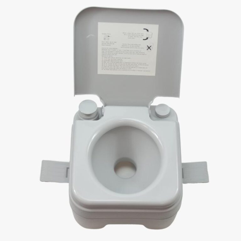 Transportabelt toilet med skyl (6)